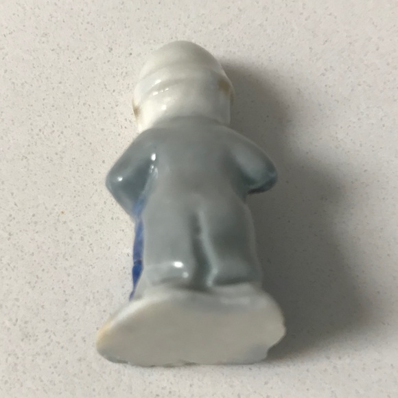 Vintage Wade Of Ireland Lucky Leprechaun Cobbler Gnome Whimsies 1950s -60s 1 pc - Picture 11 of 11